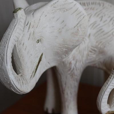 Plaster Elephant Herd Made in Mexico