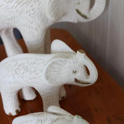 Plaster Elephant Herd Made in Mexico