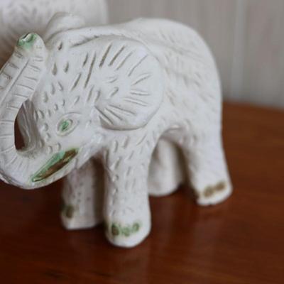 Plaster Elephant Herd Made in Mexico