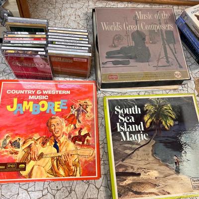 Lot Vintage LPs Records CDs