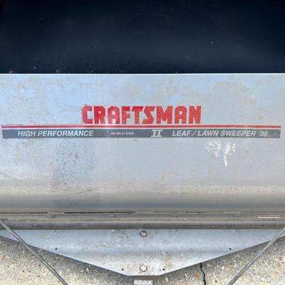 CRAFTSMAN II Leaf/Lawn Sweeper 38
