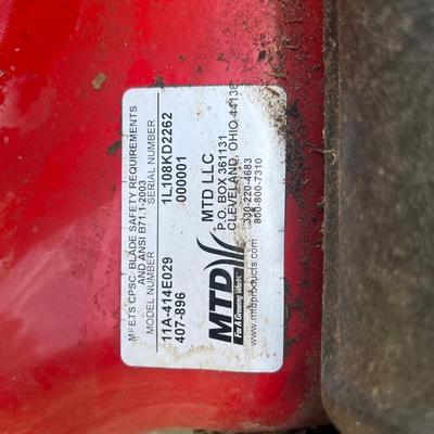 YARD MACHINES 21â€ Cut Push Mower *NOT RUNNING*