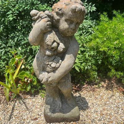 Concrete Garden Statue 25â€ Tall