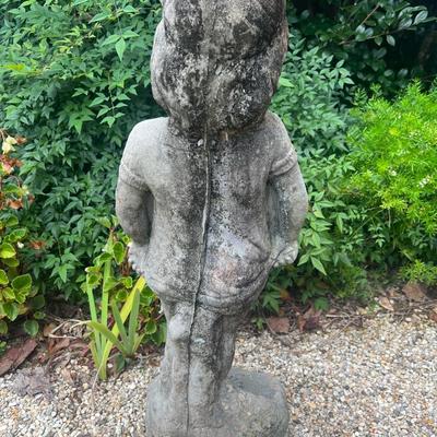 Concrete Garden Statue 31â€ Tall