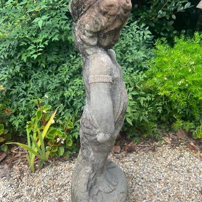 Concrete Garden Statue 31â€ Tall