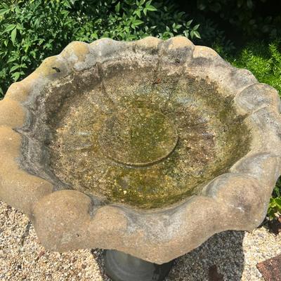 Concrete Bird Bath