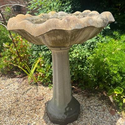 Concrete Bird Bath