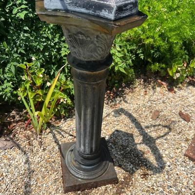 Sundial Garden Statue 50â€ Tall