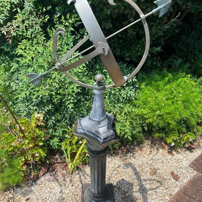 Sundial Garden Statue 50â€ Tall