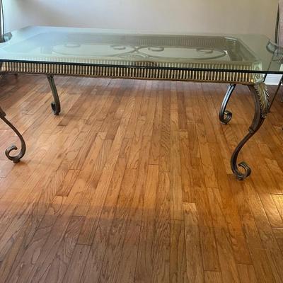 CRAMCO Furniture Glass Dining Table & 8 Chairs
