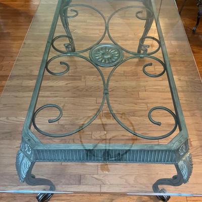 CRAMCO Furniture Glass Dining Table & 8 Chairs