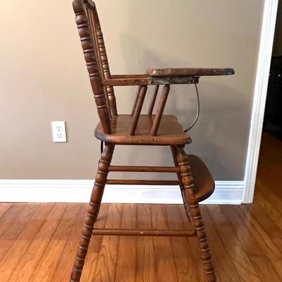 Vintage JENNY LIND Wooden High Chair