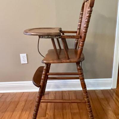 Vintage JENNY LIND Wooden High Chair