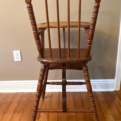 Vintage JENNY LIND Wooden High Chair