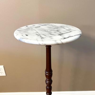 Marble Top Fern or Plant Stand