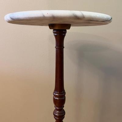 Marble Top Fern or Plant Stand