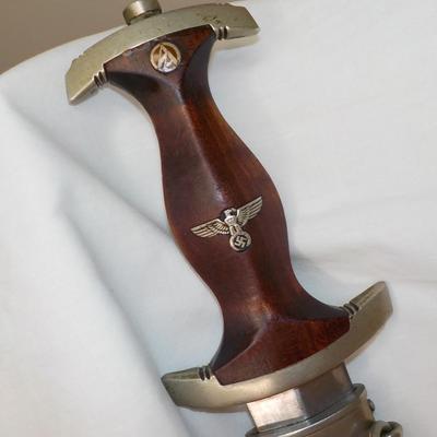 Rare German Nazi NSKK Dagger (SA). Not a reproduction. est. $300 to $800.