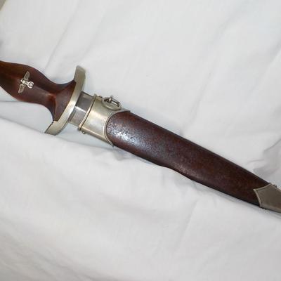 Rare German Nazi NSKK Dagger (SA). Not a reproduction. est. $300 to $800.