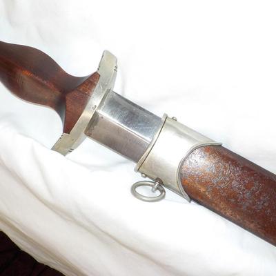 Rare German Nazi NSKK Dagger (SA). Not a reproduction. est. $300 to $800.
