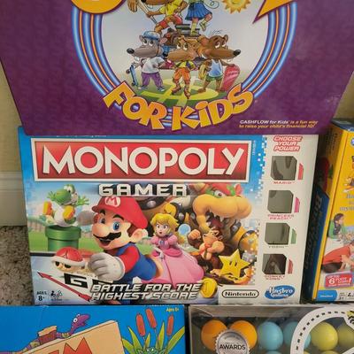 Assortment of Children's Board Games (LR-DW)