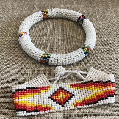 Vintage Native Style Beaded Bracelets
