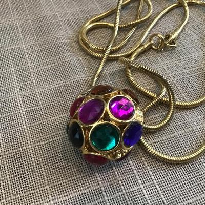 Orb Necklace with Chain