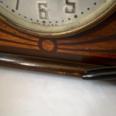 Sessions Inlay No. 2 Vintage Mantel Clock (UB-RG)