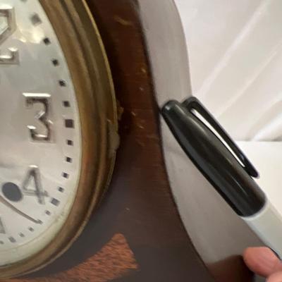 Sessions Inlay No. 2 Vintage Mantel Clock (UB-RG)