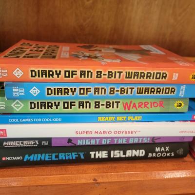 MineCraft, Diary of an 8 Bit Warrior, & More Gaming Books (LR-DW)