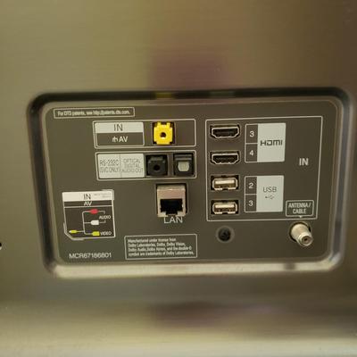 LG 55" LED Smart TV and Panasonic Blue Ray Player (GR-KD)