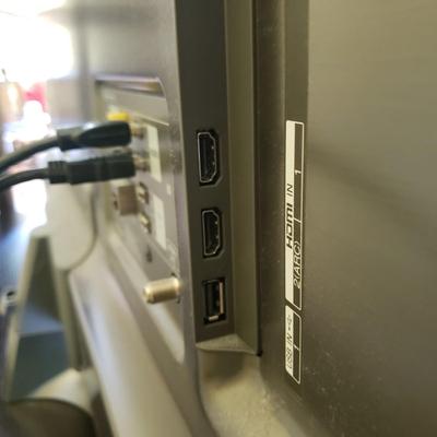 LG 55" LED Smart TV and Panasonic Blue Ray Player (GR-KD)