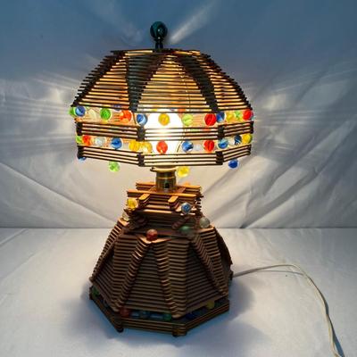 Vintage Tramp Art Lamp (UB-RG)