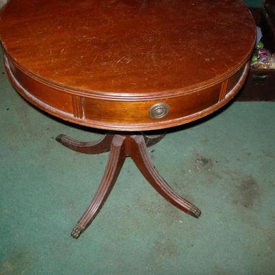 Vintage Drum Table