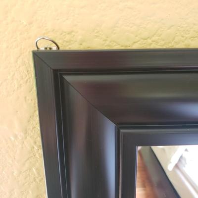 Ornate Wooden World Market Coat Rack with Mirror (PB-KD)