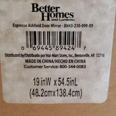 Ornate Wooden World Market Coat Rack with Mirror (PB-KD)