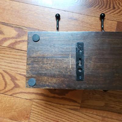 Ornate Wooden World Market Coat Rack with Mirror (PB-KD)