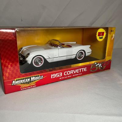 ERTL American Muscle 1962/1953 Chevy Corvette 1/18 Diecast Collectible Cars (UB-RG)