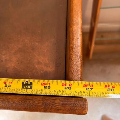 Vintage Copper Topped Dry Sink Cabinet