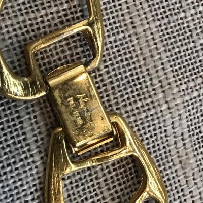 Beautiful Vintage Napier Enamel Link Necklace