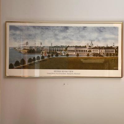 Framed Maryland Art Lot - Annapolis, Naval Academy