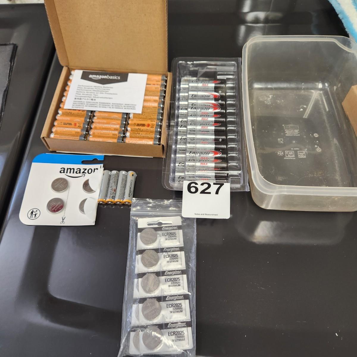 large Lot Batteries AA AAA Buttons 2025 ,2032 , 2450 all exp. 2030 
