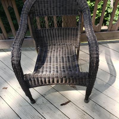 Rattan Outdoor Table and Five Chairs (D-KD)