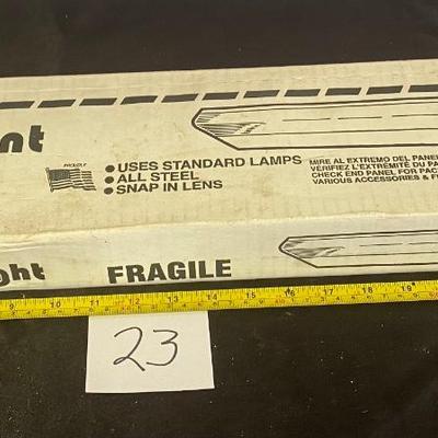 NIB Steel Light Fixture