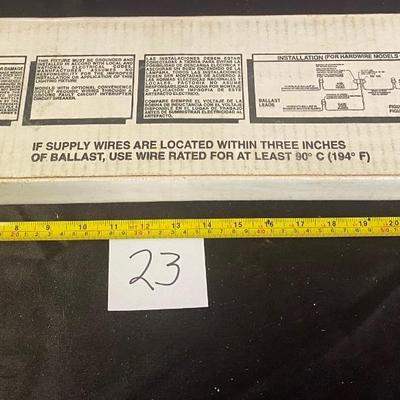 NIB Steel Light Fixture