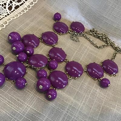 Purple Costume Necklace