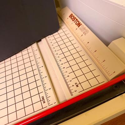 Canon Pixma Printer, Boston Paper Cutter, Paper Shredder