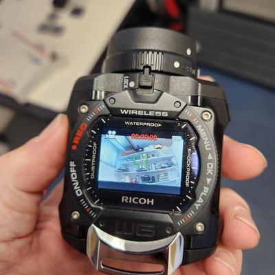 Ricoh Wireless Waterproof Camera WG-M1 with extra batteries & Charger