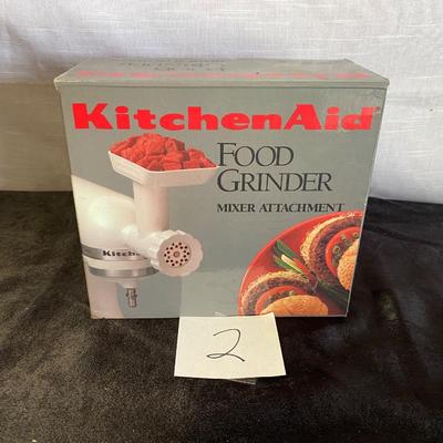 Kitchen Aid Food Grinder Attachment