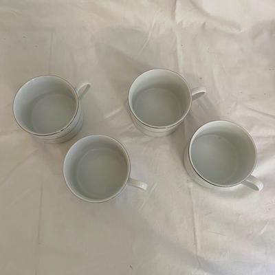 Kennex Silver Rimmed Dinnerware Set (DR-MK)