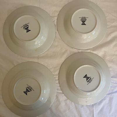 Kennex Silver Rimmed Dinnerware Set (DR-MK)